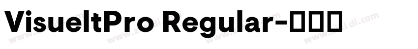 VisueltPro Regular字体转换